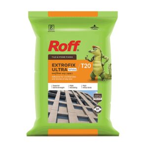 T20 Roff Powerflex Tile Adhesives, 20 Kg, Bag